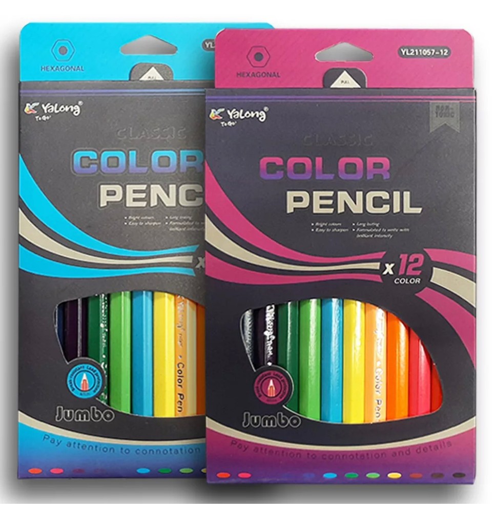 Yalong Color Pencil 12pcs 1Pck