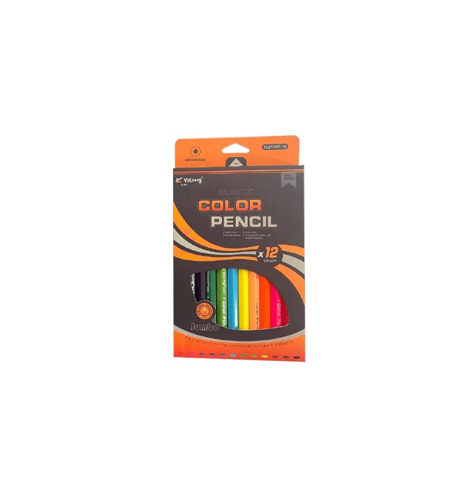 Yalong Color Pencile 12Pcs 1Pck