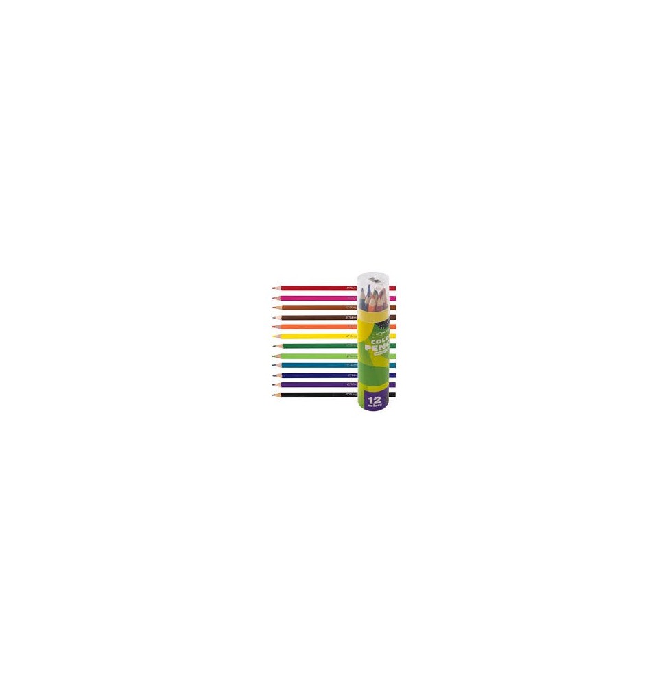 Yalong  Colors Pencil 12Pcs 1Tin