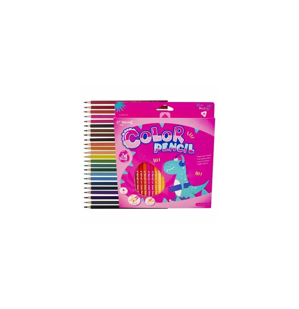 Yalong Color Pencil 24Pcs 1Pck