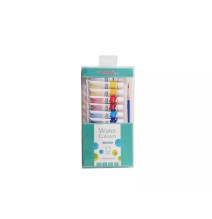 Yalong Water Color + Brush 12Pc 1Pck