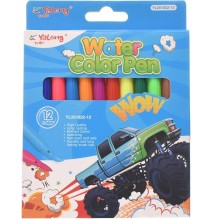 Yalong Water Color Pen 12Pcs 1Pck