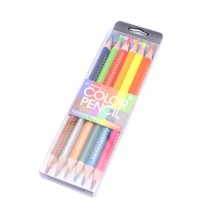 Yalong Tri-Color Pencil Neon E 6Pc 1Pck