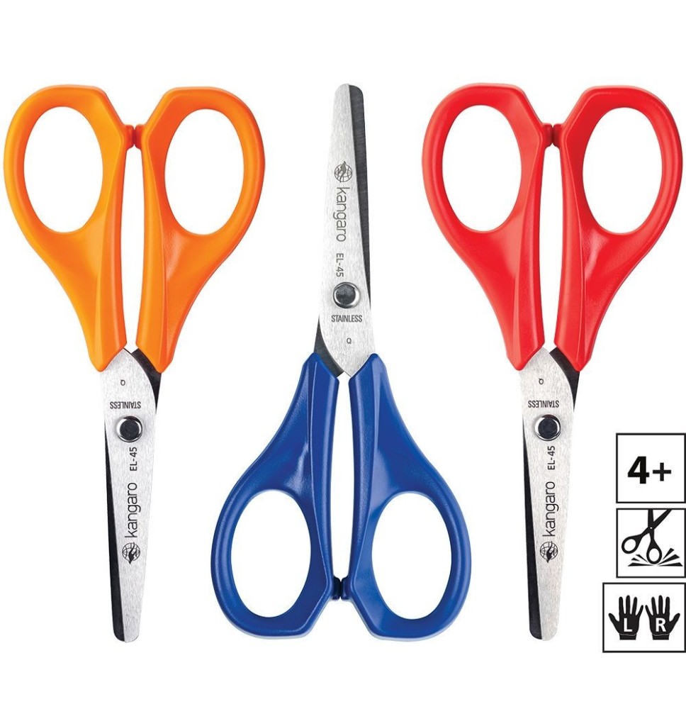 Kangaro Kids Elegance Scissors 120MM  1Pc