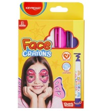 Keyroad Face Crayons 3x6G 1Pck