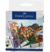 faber-castell 24 oil colours 24x9ml