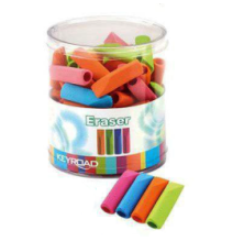 Keyroad Erasers Cappy Pencil Top 72Pc