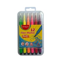 Keyroad Fiber Marker brush Tip 12Pc 1Box