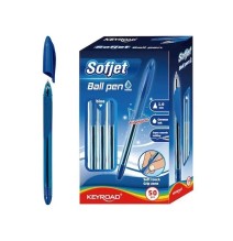 Keyroad Sof Jet Ball Pen Blue 1Pc