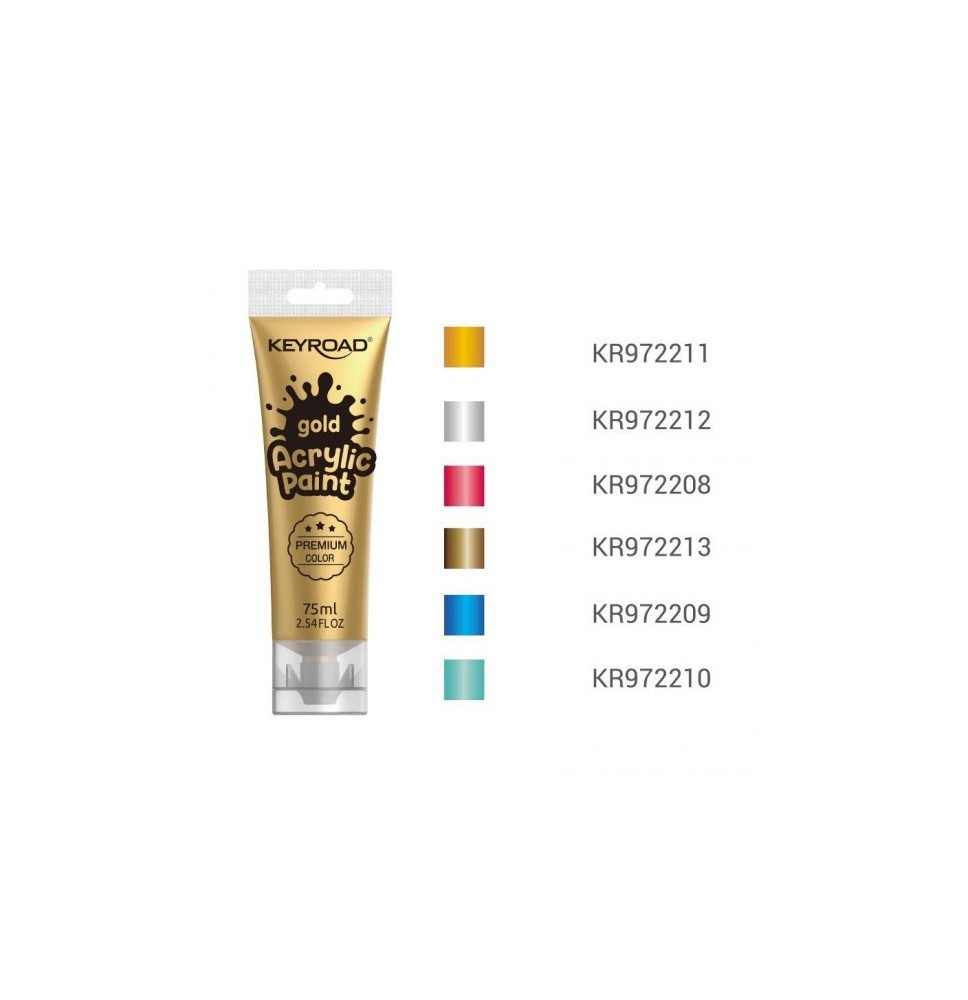 Keyroad Copper Acrylic Paint 75ml 1Pc