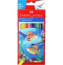 faber-castell 12 watercolour pencils aquarellbuntsfite