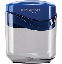 Keyroad Metal 2Hole Sharpener W/Plastic Case 1Pc