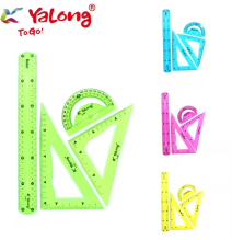 Yalong PVC Flexible Rulers Set 4Pc 1Pck