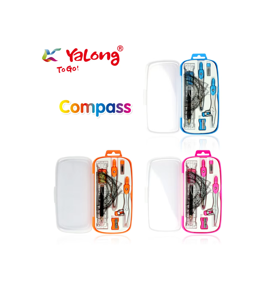 Yalong Compass Ruler Set 1Pc