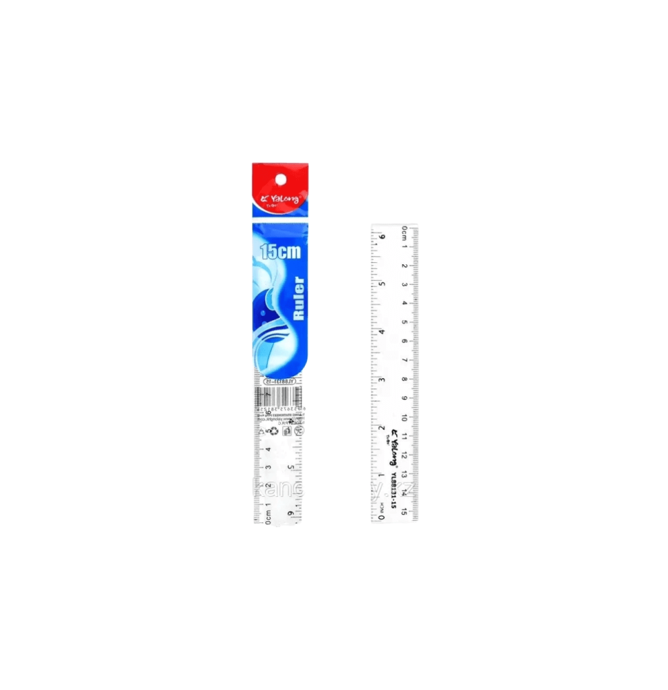 Plastic Ruler 15cm 1Pc