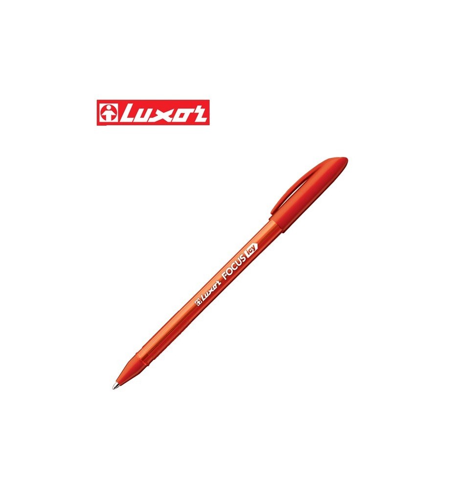 Luxor Focus Icy Ball Pen 1.0mm - Red