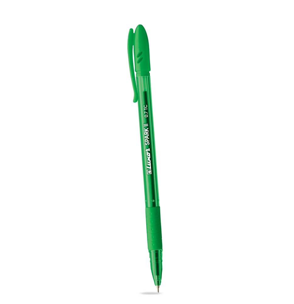 Luxor Spark II Ball Pen Green 1pc