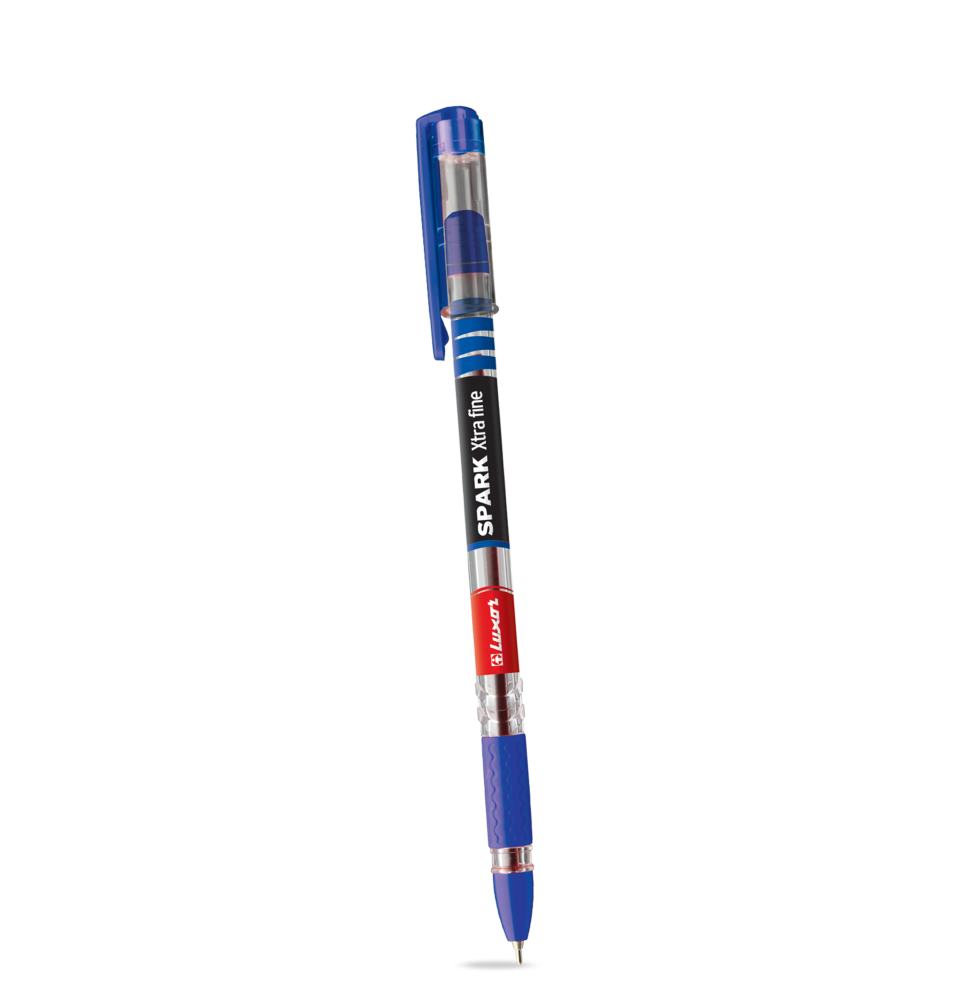 Luxor Spark Ball Pen Blue 1pc