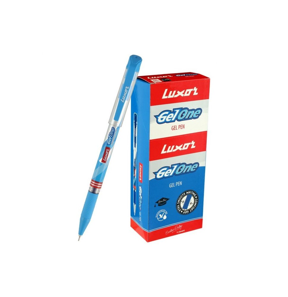 Luxor Gel One Waterproof Ink Pen 1Pc - Blue