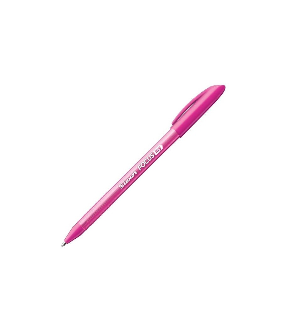 Luxor Focus Icy Ball Pen 1.00mm - Pink