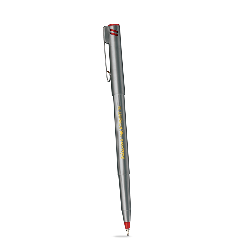 Luxor Micropoint 05 Pen 1Pc - Red