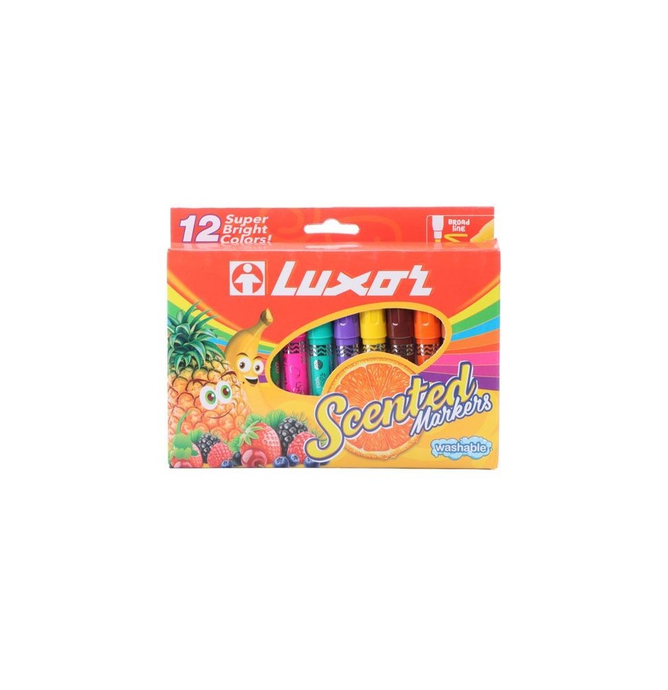 Luxos Scented Marker 12Pc 1Pck