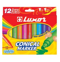 Luxor Conical Marker 12Pc 1Pck