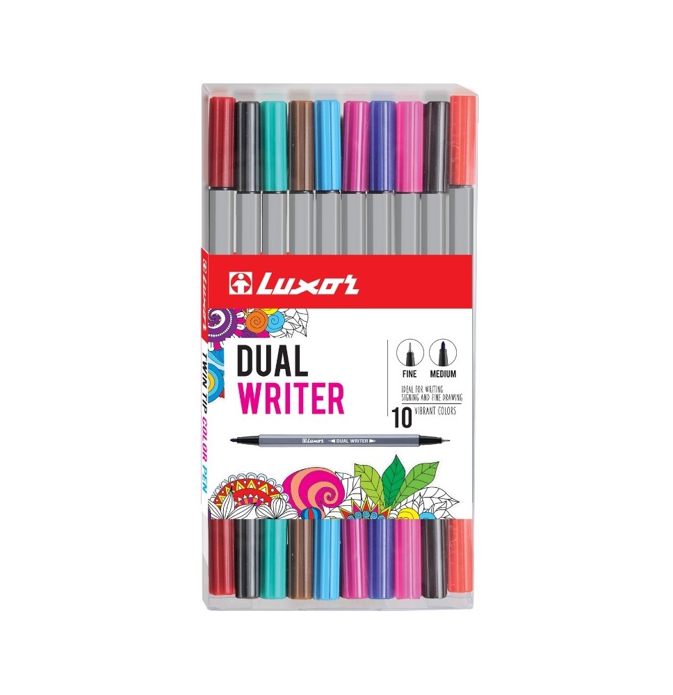 Luxor Dual Writer 10Pc 1Pck