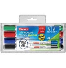 Luxor Whiteboard Marker 760/761 4Pc 1Pck