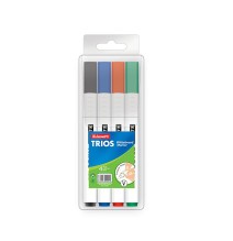 Luxor Trios Whiteboard Marker 4Pc 1Pck