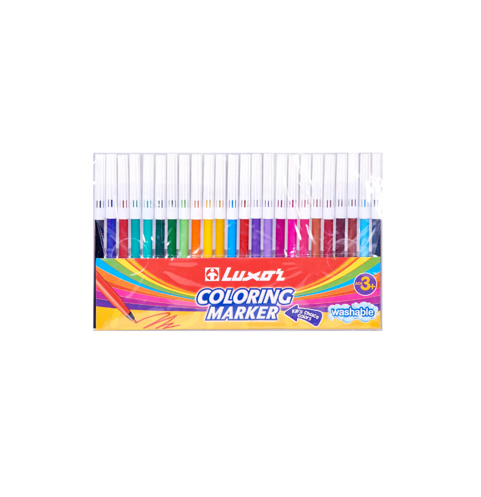 Luxor Colouring Marker 24Pc 1Pck