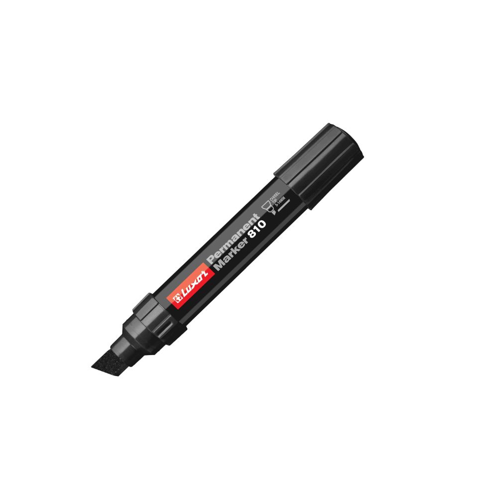 Luxor Permanent Marker-510 Black 1Pck