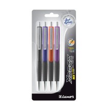 Luxor Xonox Ball Pen 4Pc 1Pck