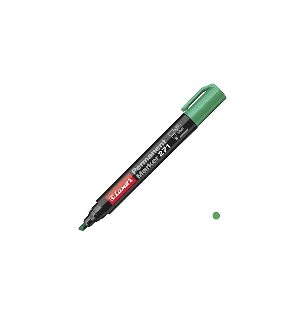 Luxor Permanent Marker Green 1Pc