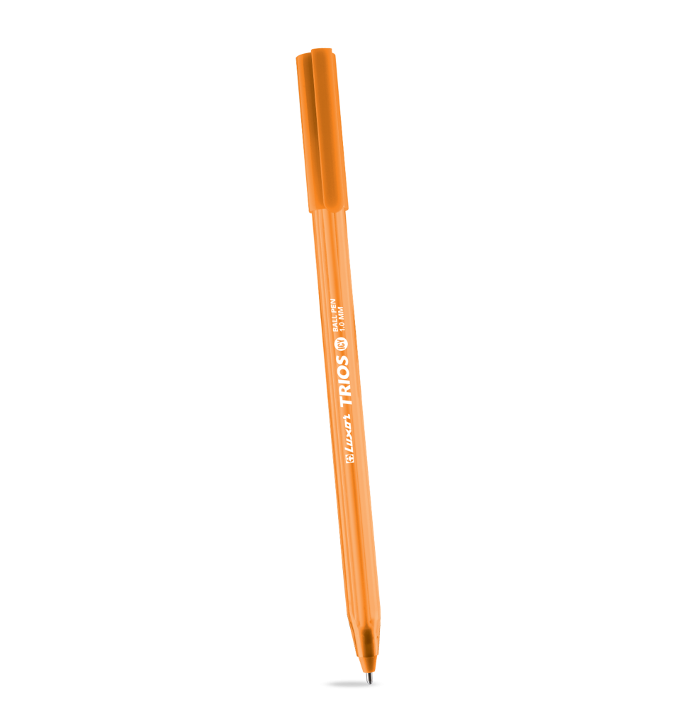 Luxor Trios Icy Ball Pen 1Pc - Orange Colour