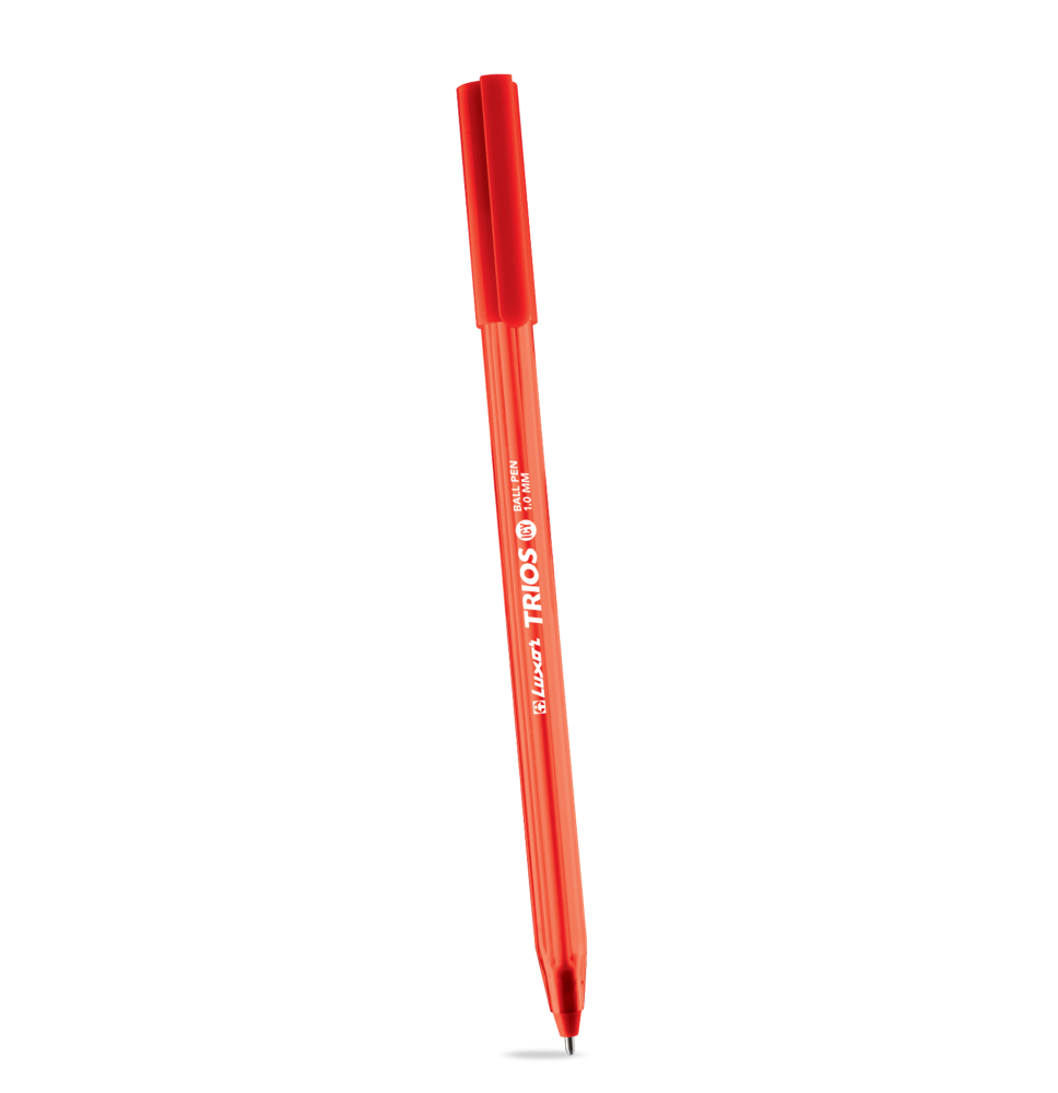 Luxor Trios Icy Ball Pen 1Pc - Red Colour