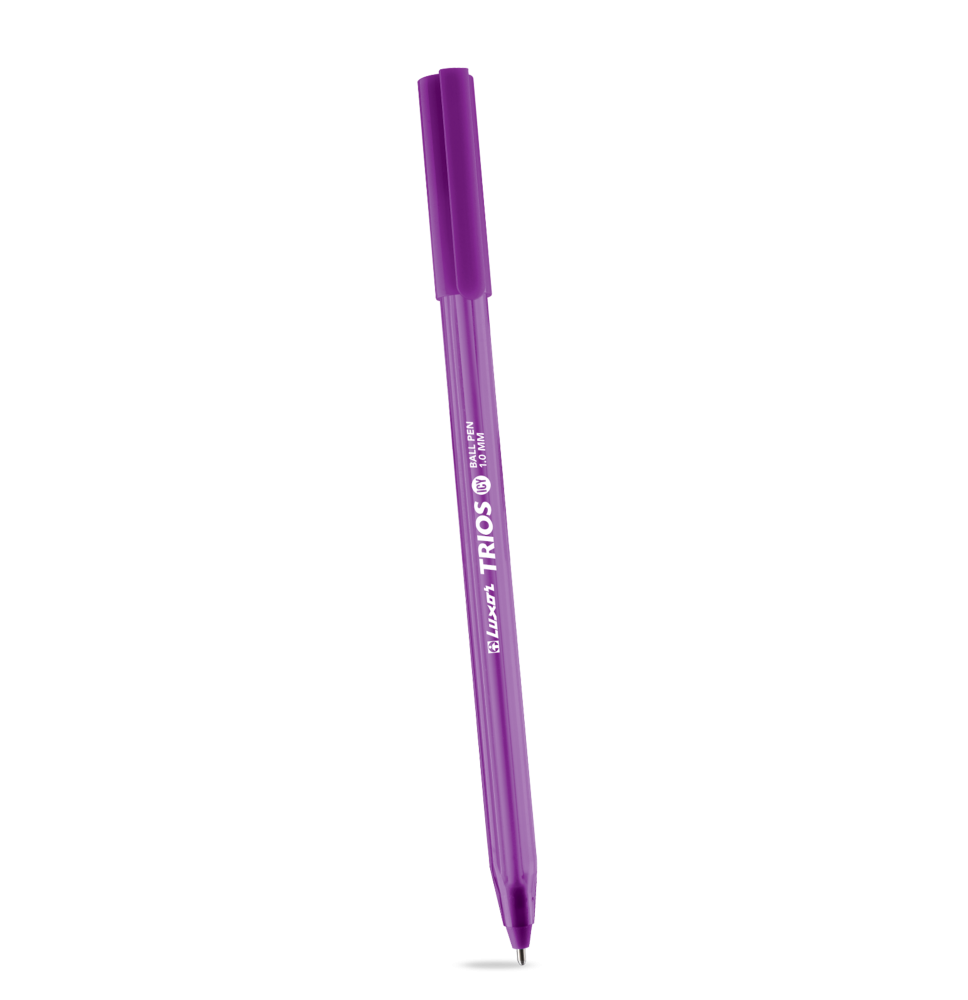 Luxor Trios Icy Ball Pen 1Pc - Purple