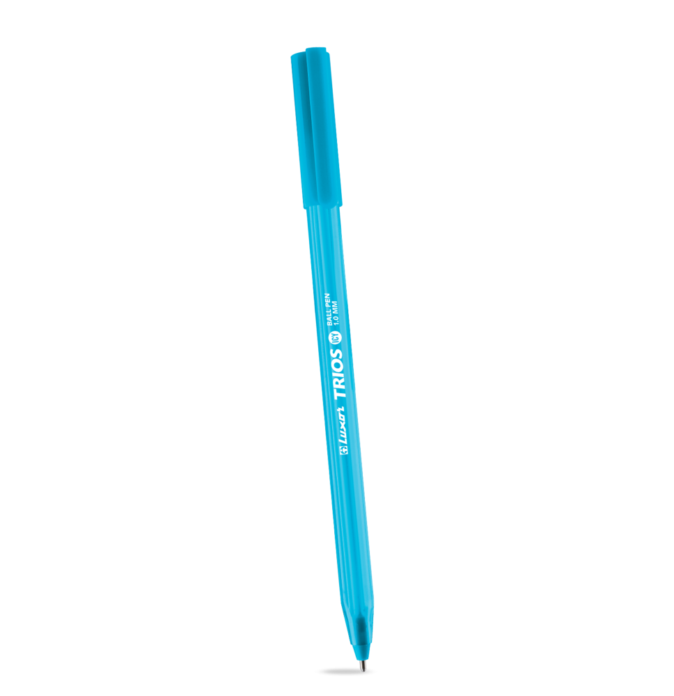 Luxor Trios Icy Ball Pen 1Pc - Sky Blue