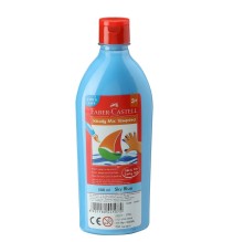 faber-castell ready mix tempera 500ml sky blue