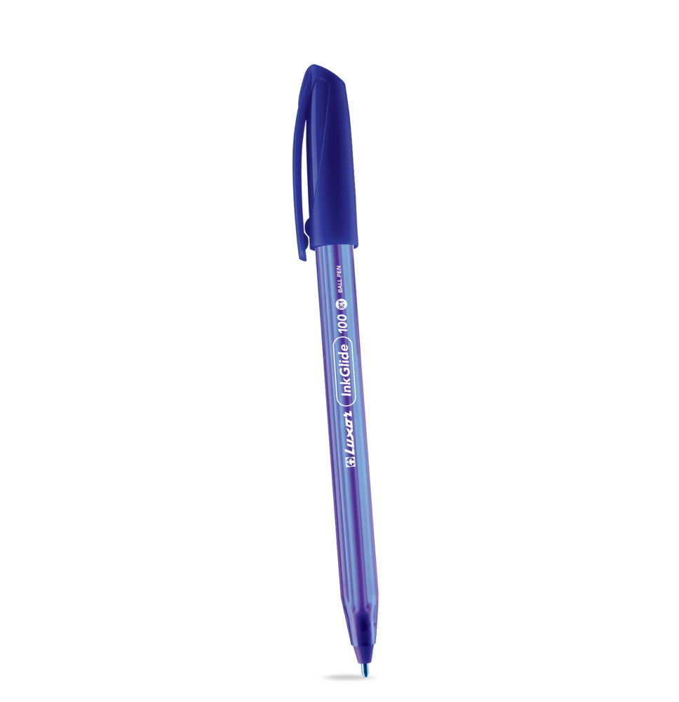 Luxor InkGlide Triangular Shape Ball Point Pen 1Pc - T Blue