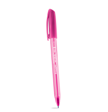 Luxor InkGlide Triangular Shape Ball Point Pen 1Pc - Pink