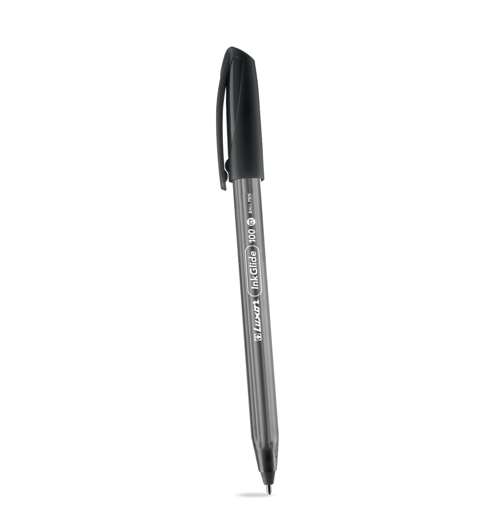 Luxor InkGlide Triangular Shape Ball Point Pen 1Pc - Black