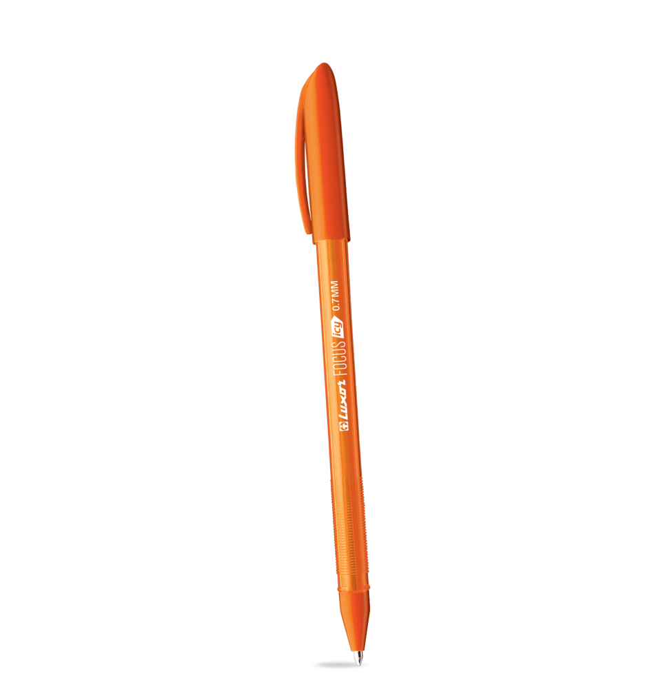 Luxor Focus Icy Ballpen Orange 1Pc