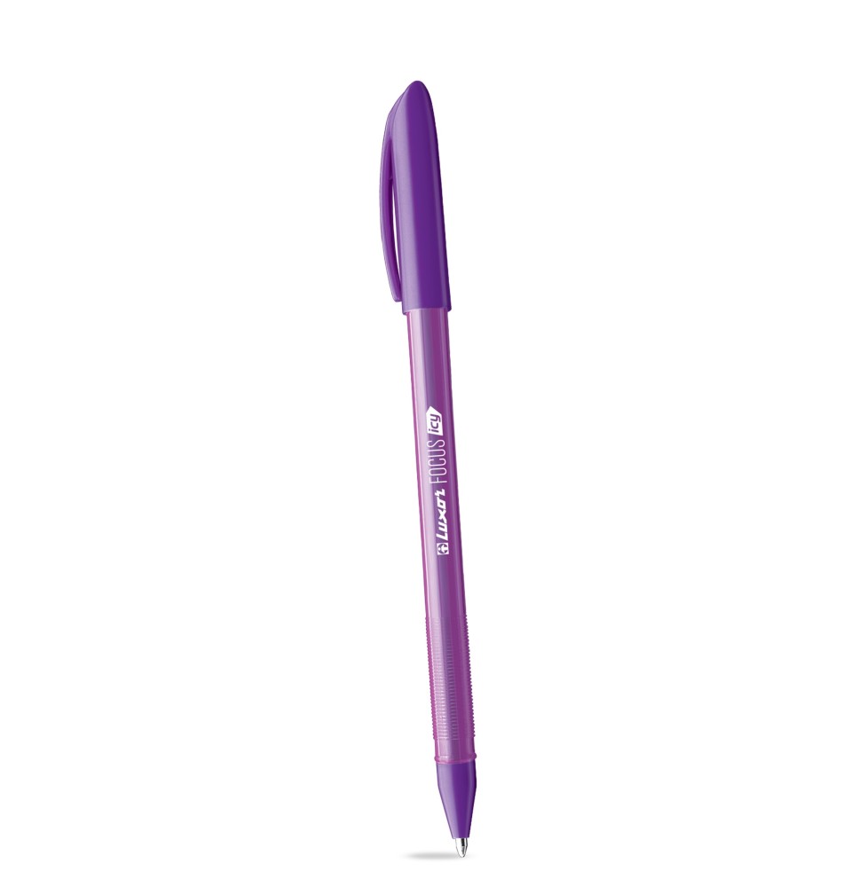 Luxor Focus Icy Ball Pen 1.00mm 1Pc - Purple