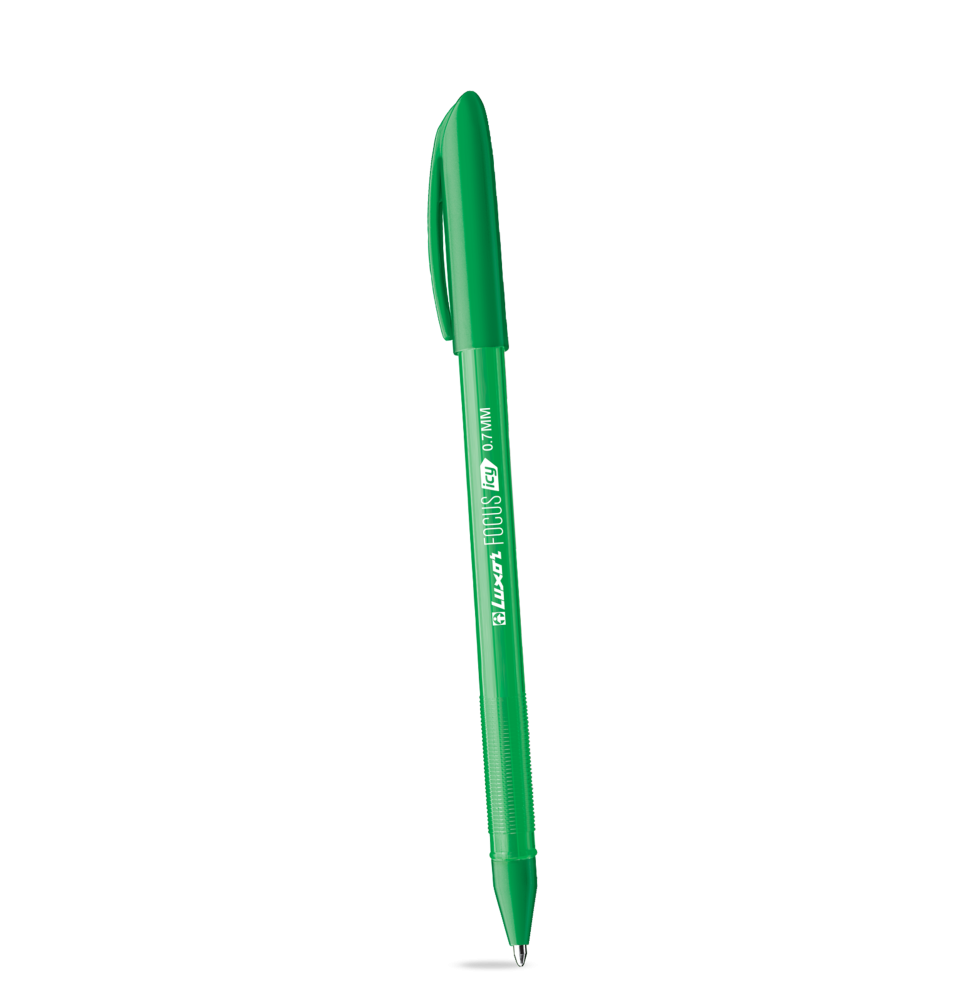 Luxor Focus Icy Ball Pen 0.7mm 1Pc - Green