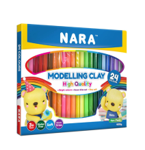 Nara 24 Colours Modelling Clay 1000gm 1Pck