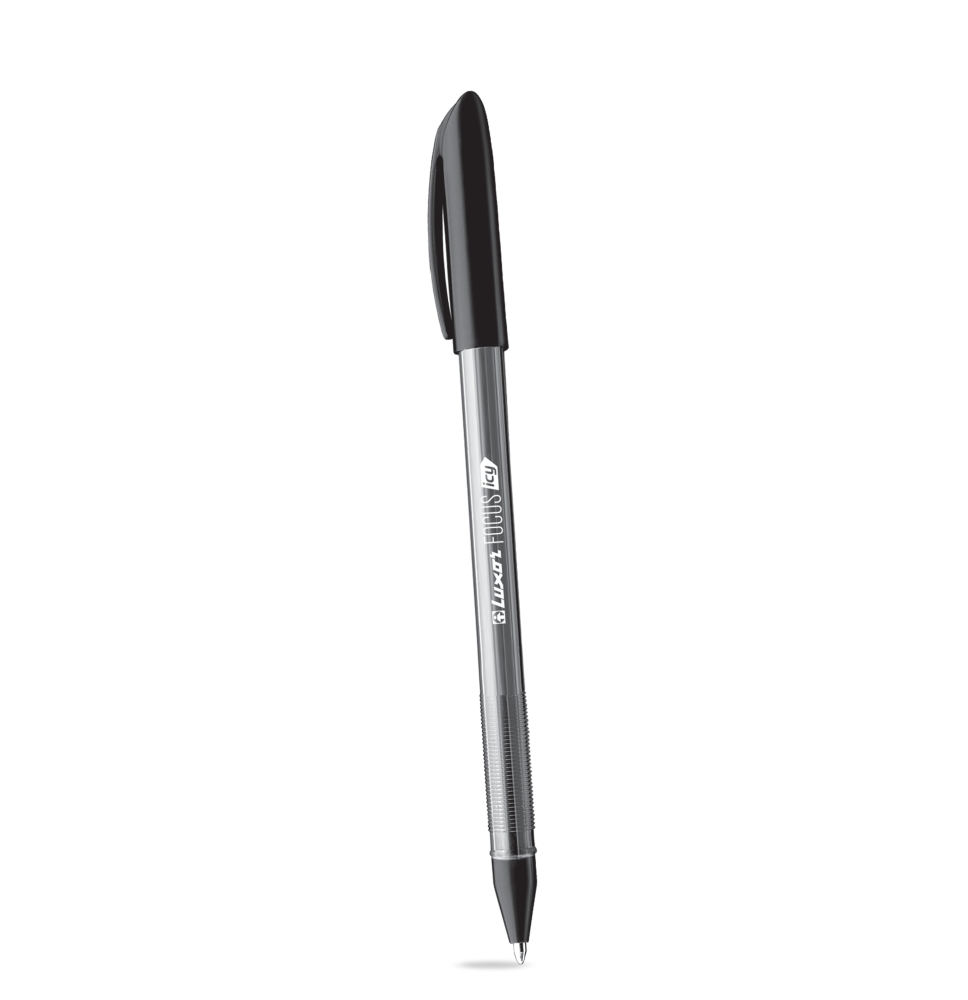 Luxor Focus Icy Ball Pen 1.00mm 1Pc - Black