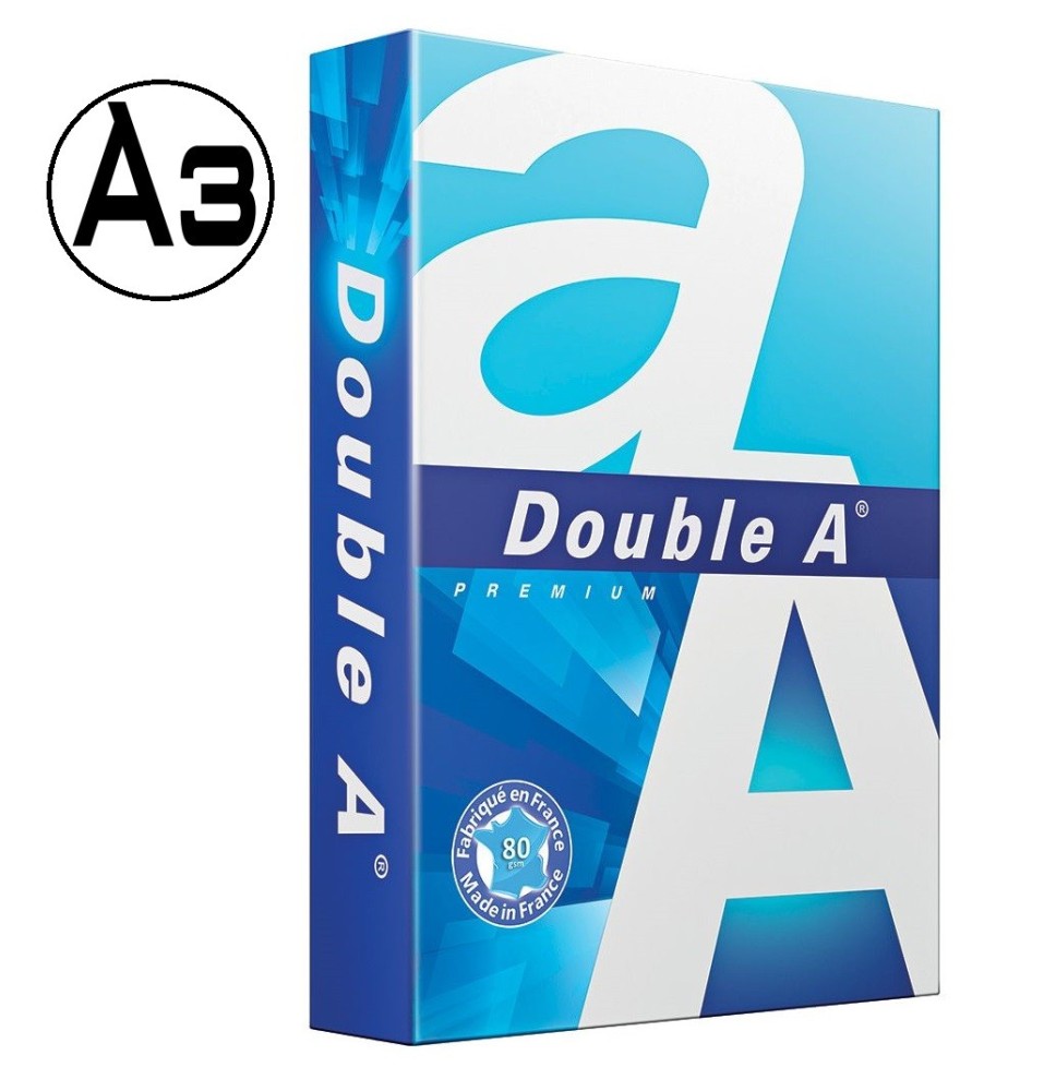 Double A Premium Copy Paper A3 80gsm - 500 Sheets