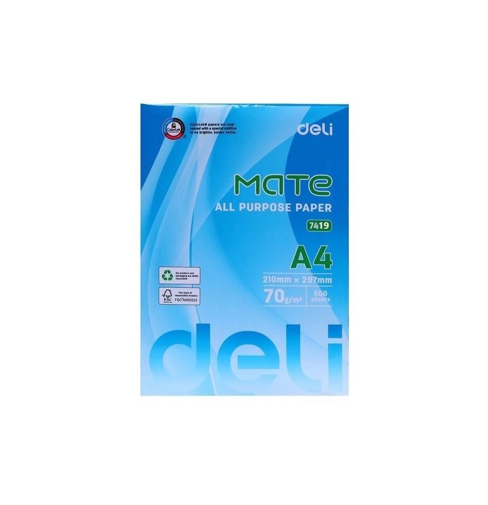 Deli Mate All Purpose Paper A4 80gsm 500 Sheets