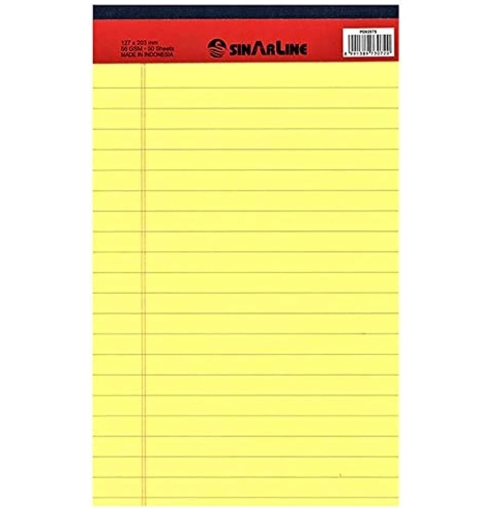 Sinarline Legal Pad 40 Sheets 1Pc